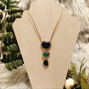 INC. Three Stone Necklace